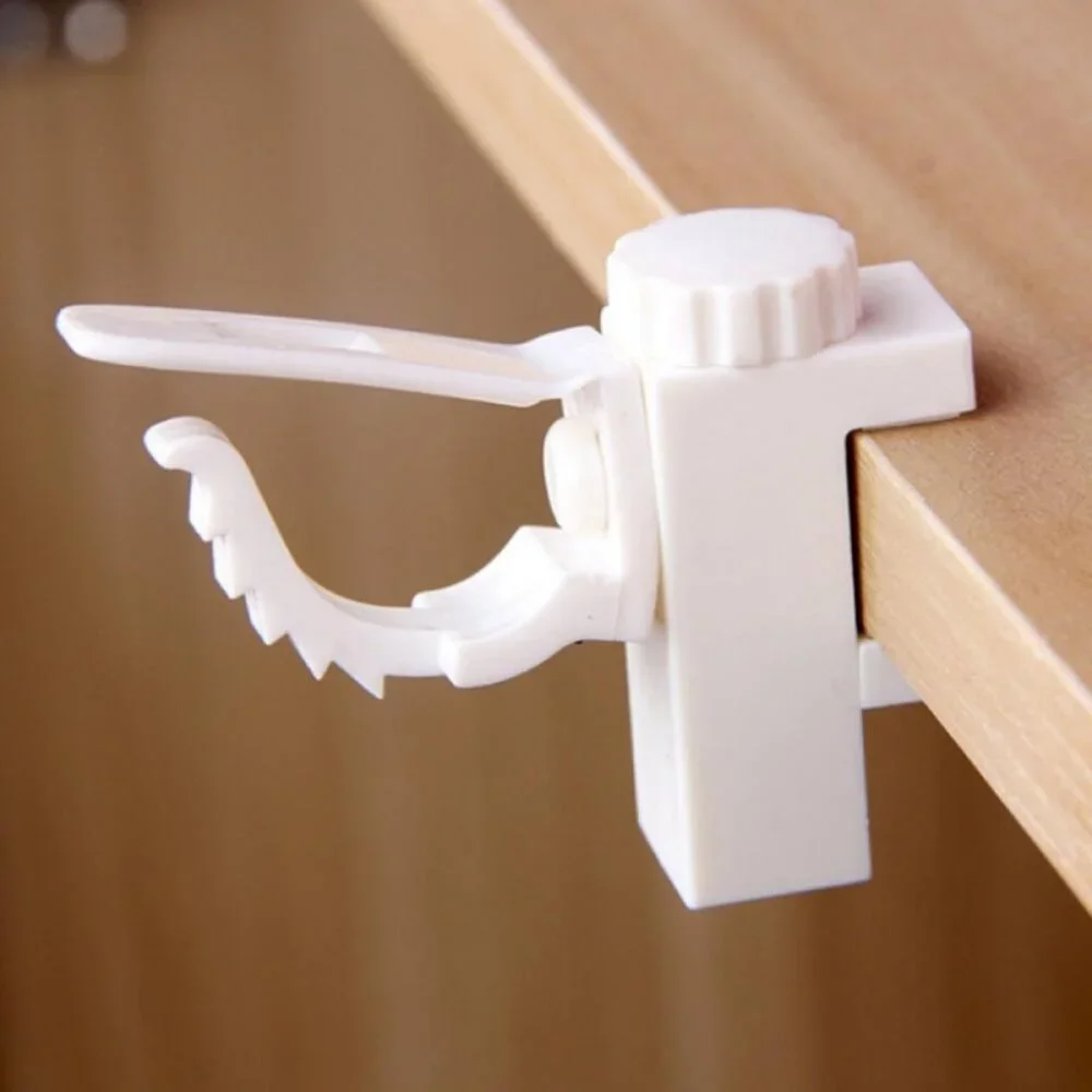 Curtain Rod Brackets ,Heavy Duty Plastic, 3 Packs, NIB